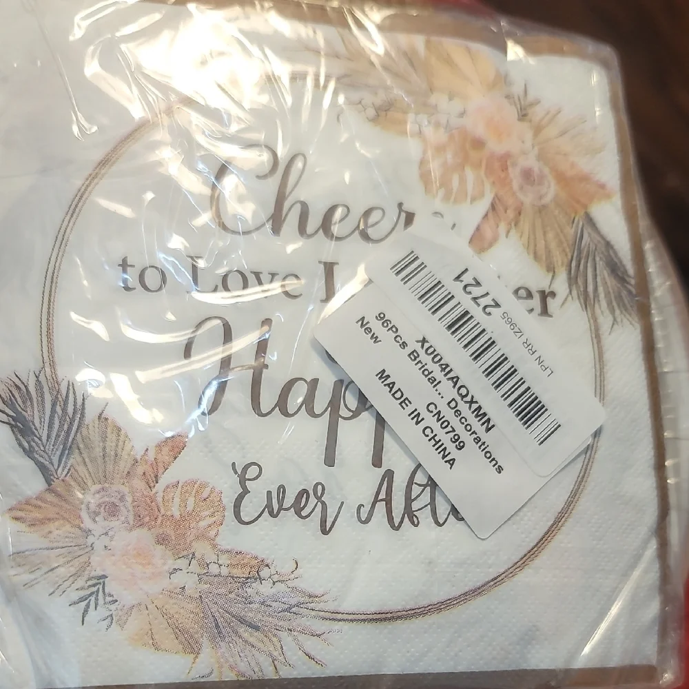 Fall Bridal Shower Party Plates and Napkins Autumn Bride Wedding